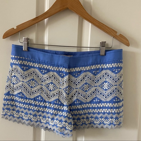 Tory Burch Pants - Tory Burch Women’s Shorts Size 6 Blue Lace